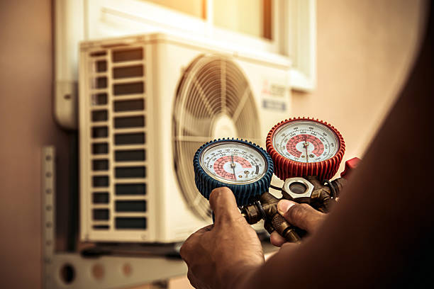 Professional Hvac Installation technician working in Morton, PA